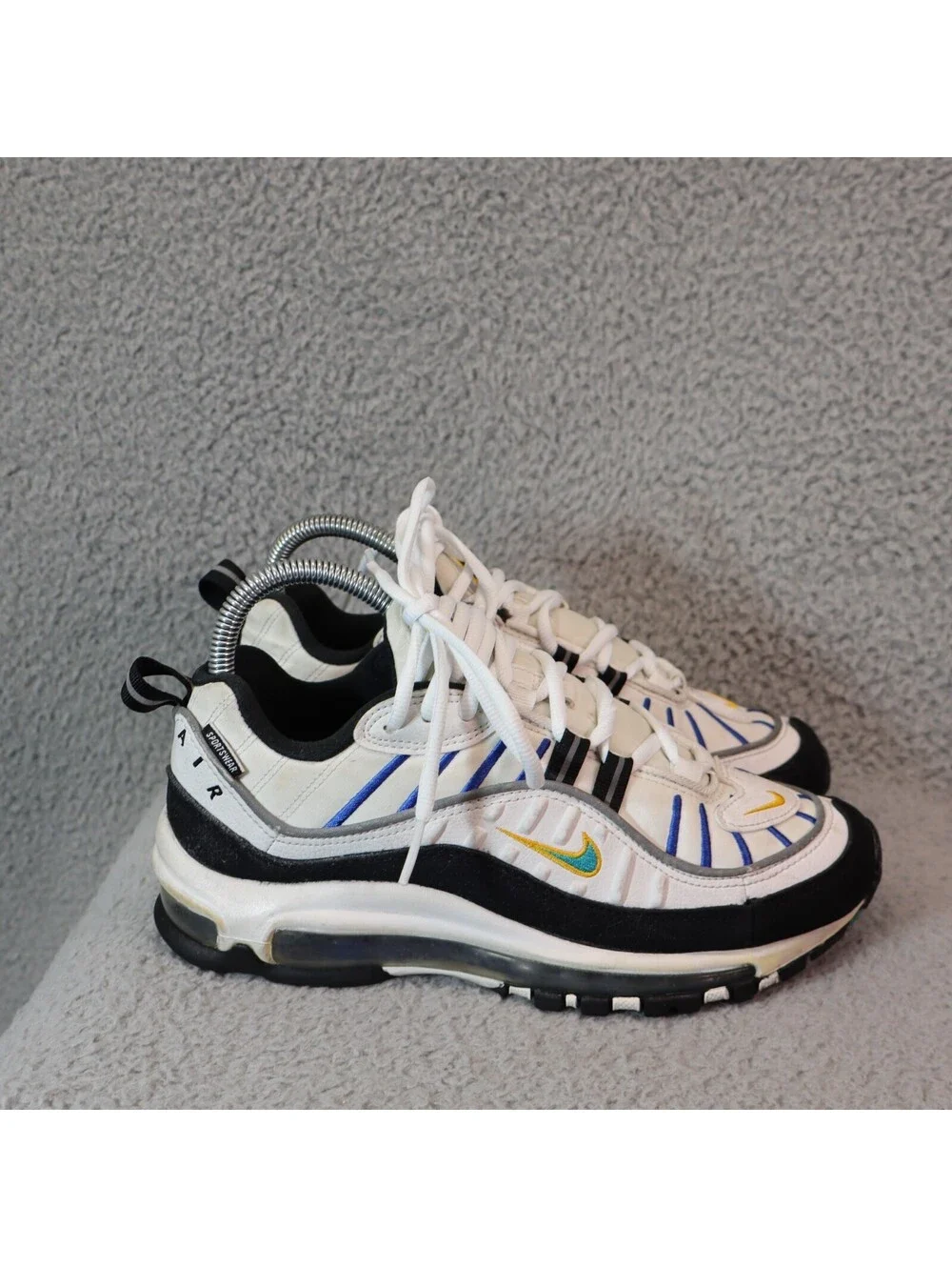 Nike Air Max 98 Premium White Nebula CI1901-102 Women sz 6.5